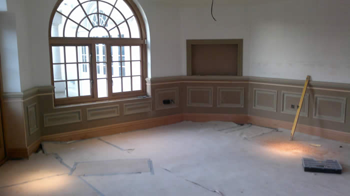 beaded wall panelling