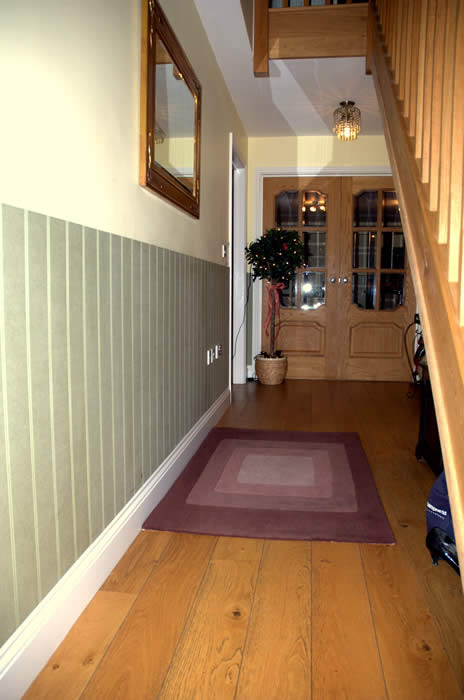 read and bead panelling for hallways
