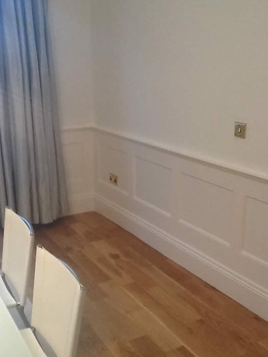 dining room  wall panelling chester