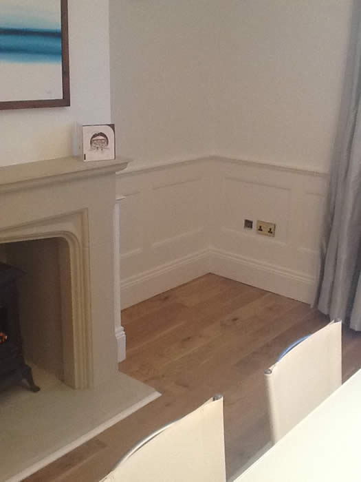 dining room wall panelling