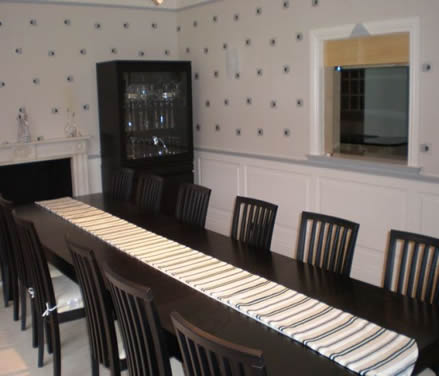 dining room wall panelling by wall panelling experts