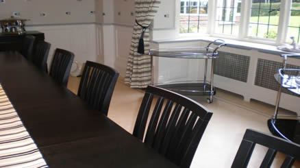 dining room wall panelling by wall panelling experts for dr russ kingswell